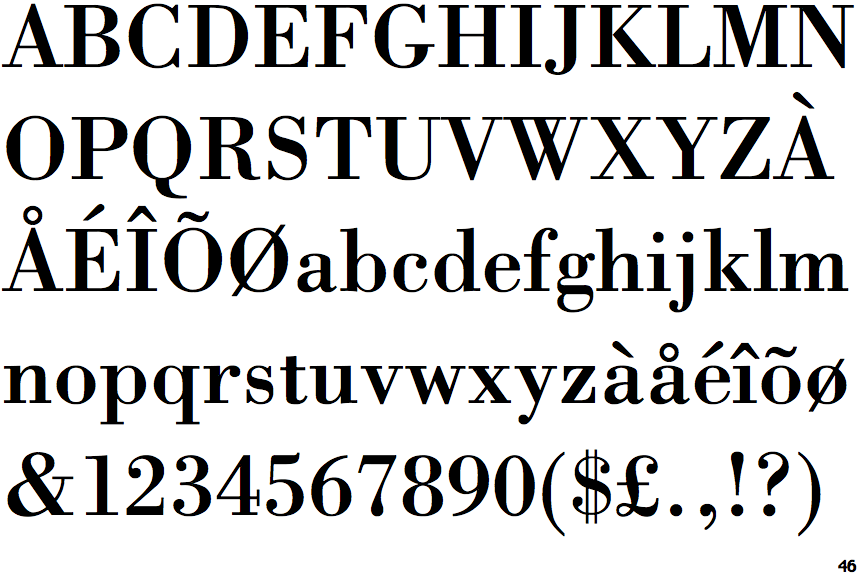 Bodoni