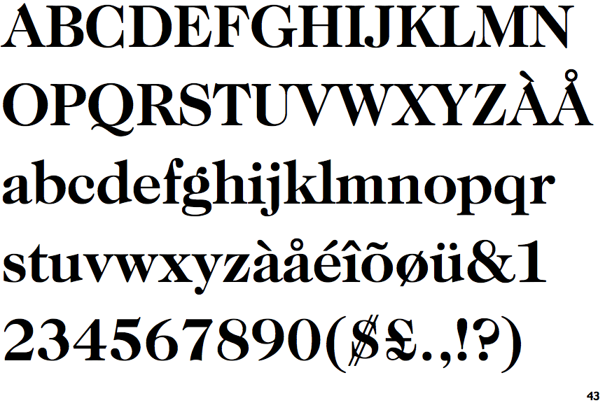 Identifont ITC Caslon 224 Bold