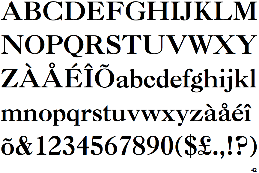 Caslon No. 3