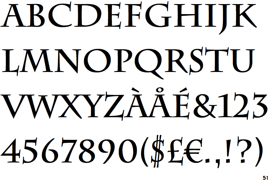 Charlemagne std bold font