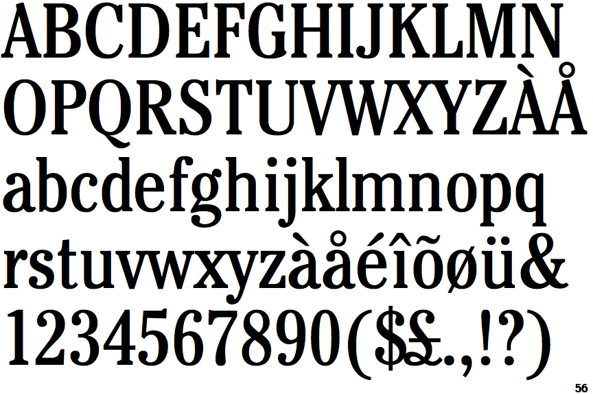 ITC Cheltenham Condensed