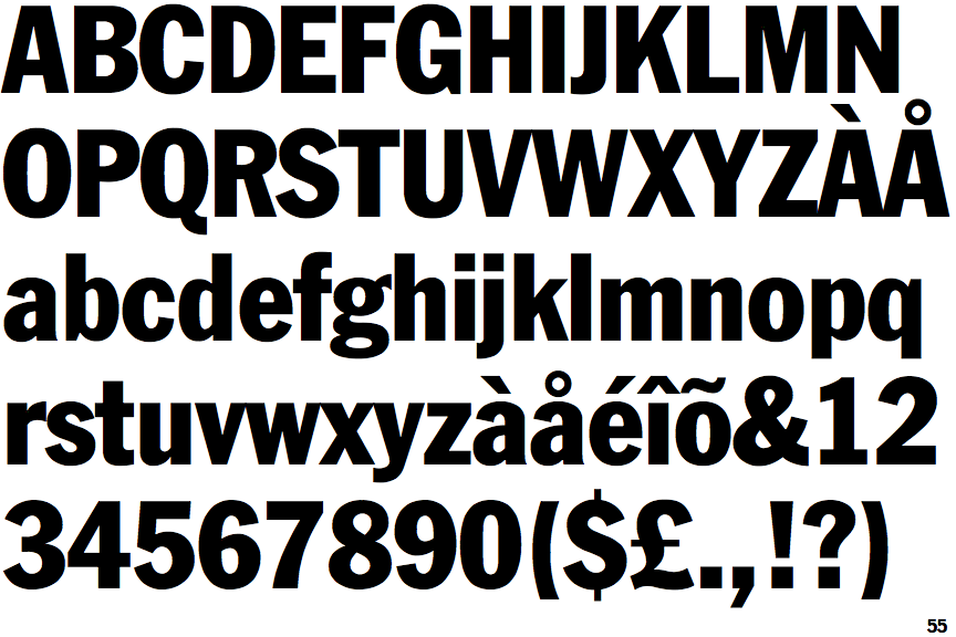 Franklin Gothic Condensed