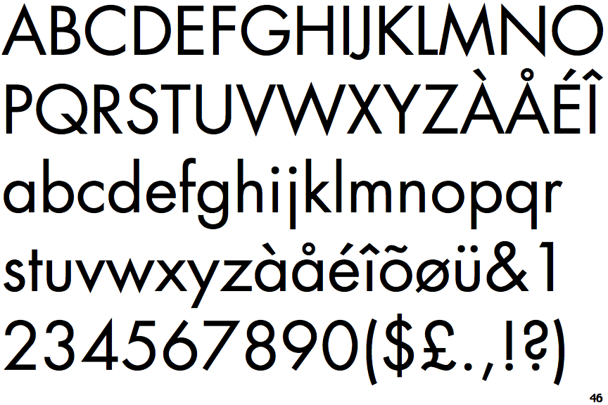 Identifont - Futura