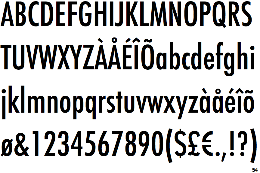 Futura Condensed