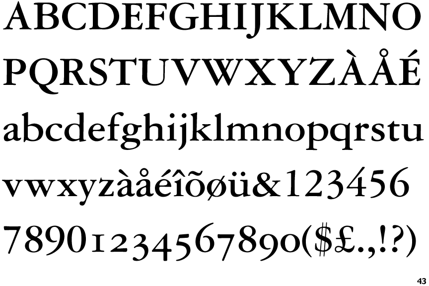 Garamond 3 Bold