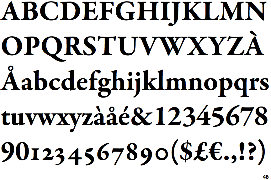 Garamond Premier Bold