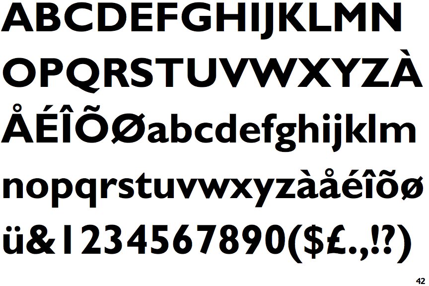 Gill Sans Bold