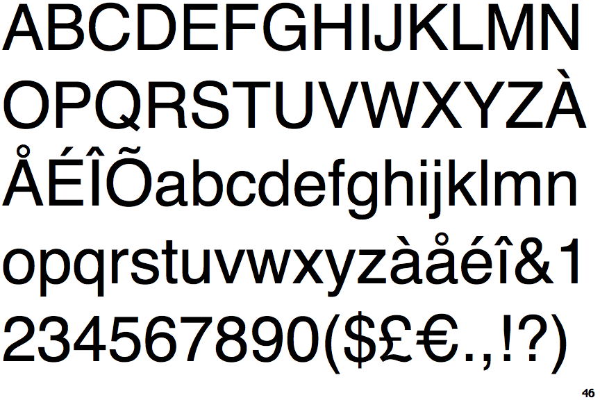 helvetica