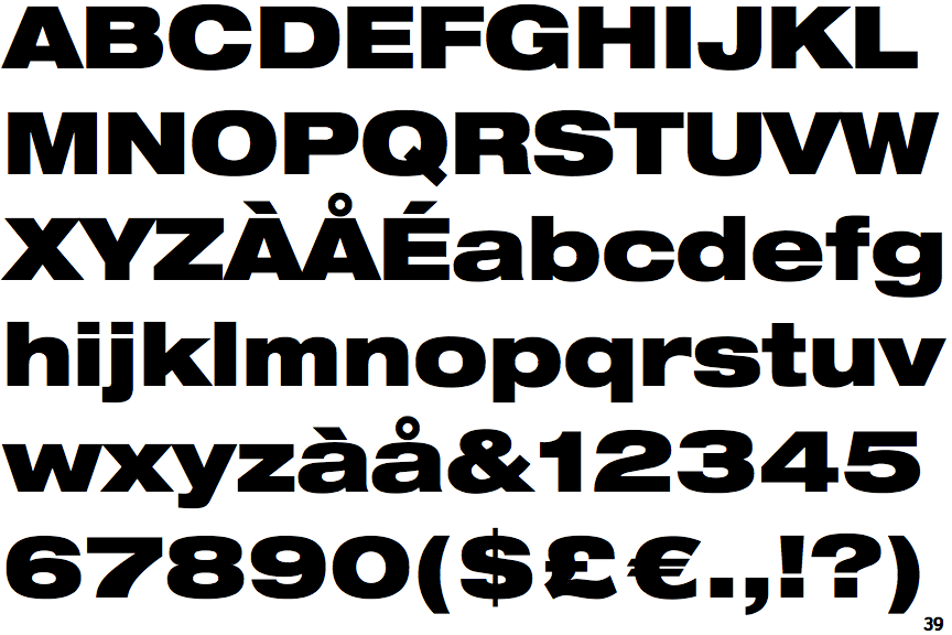 helvetica neue 93 ext black