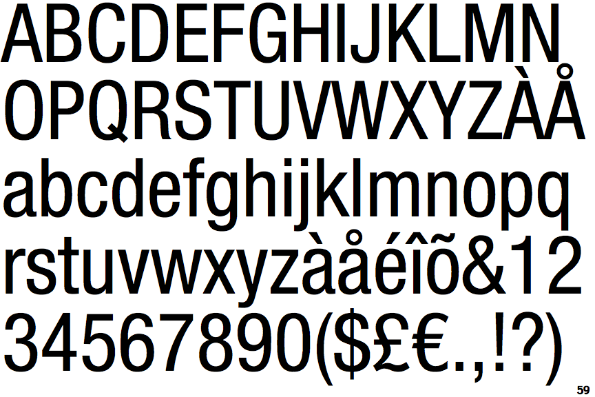 Útil Sentirse mal Masculinidad Identifont - Neue Helvetica Condensed
