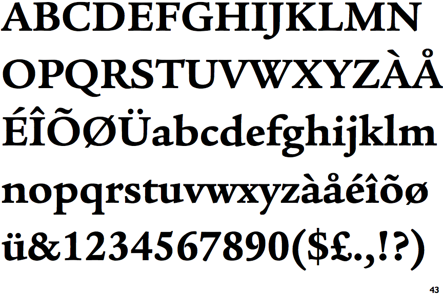 ITC Legacy Serif Bold