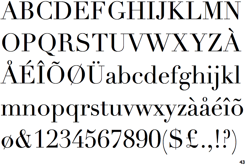 Linotype Didot