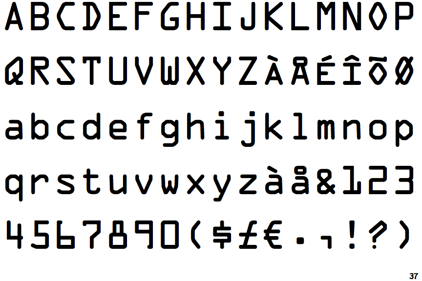 Ocr-b alternate free font