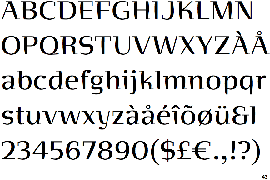 Organica Semi Serif