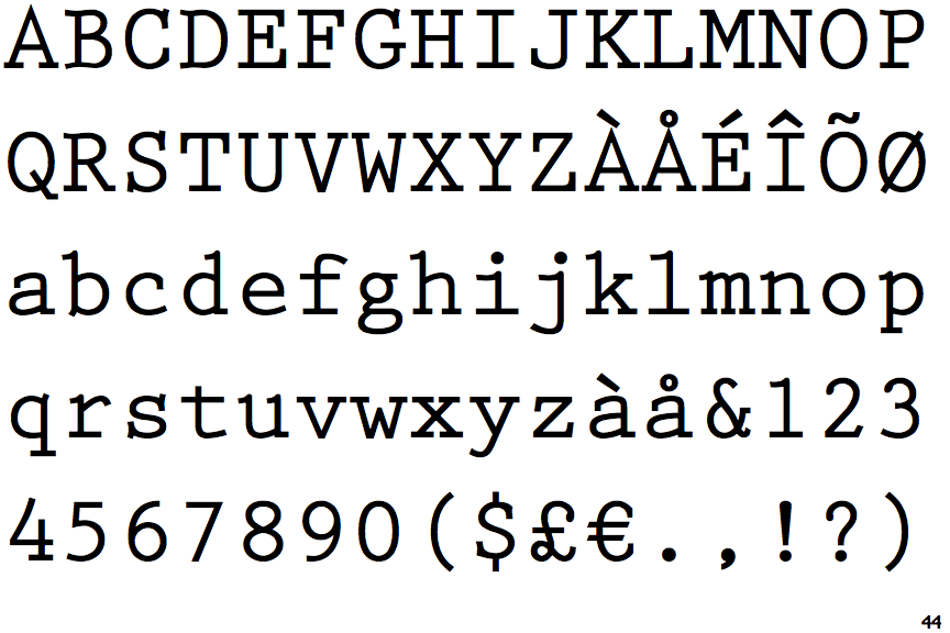 Identifont Prestige Elite Bold