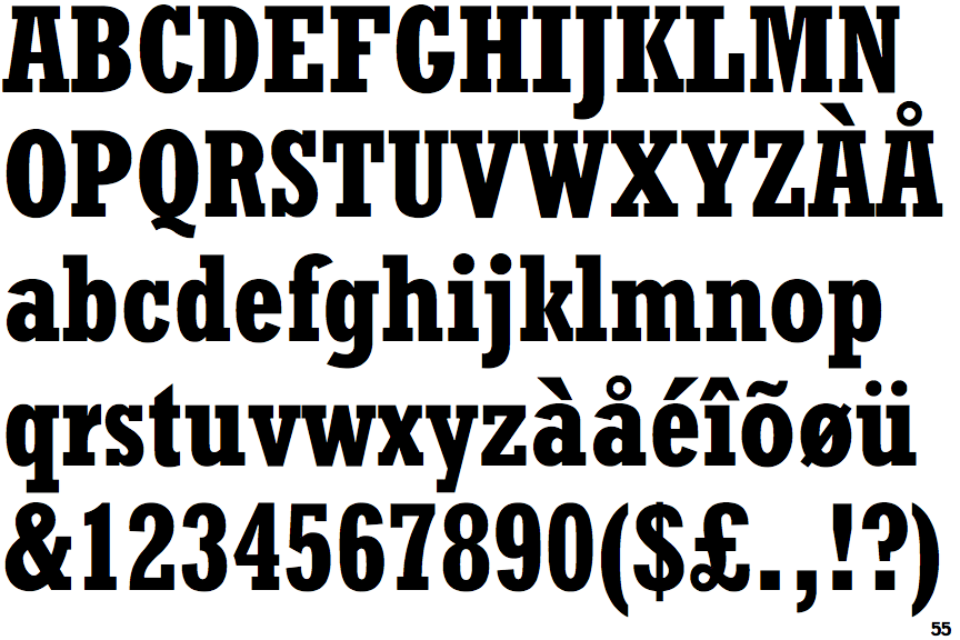 Identifont - Rockwell Bold Condensed
