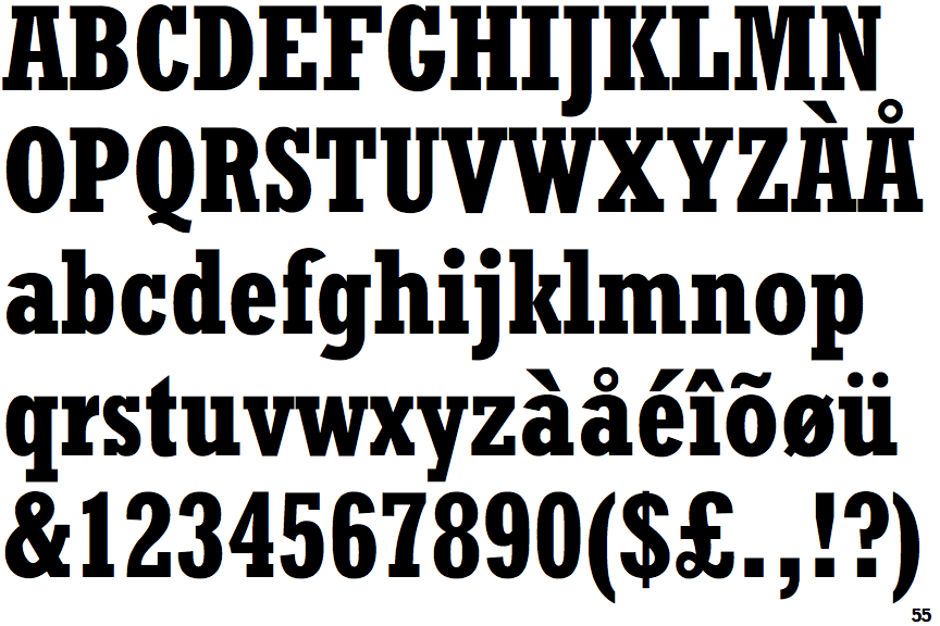 Rockwell Bold Condensed