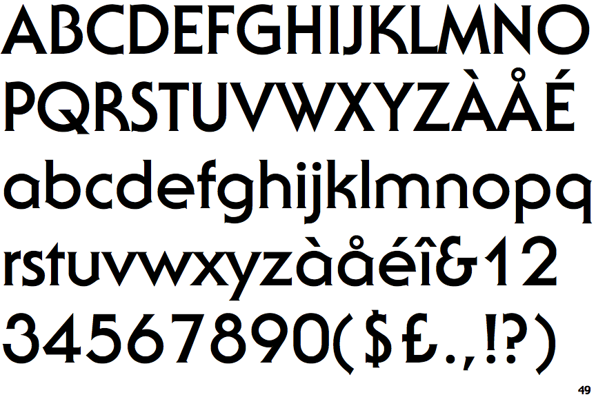 ITC Serif Gothic Bold