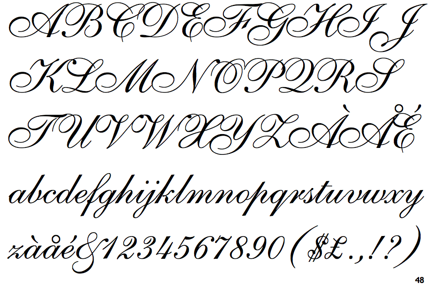 Shelley Script Allegro