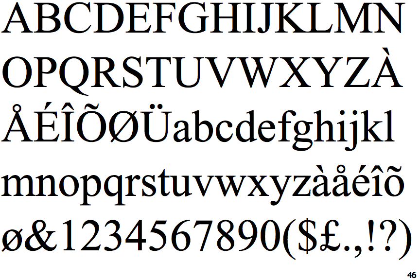 Times new roman fonts free