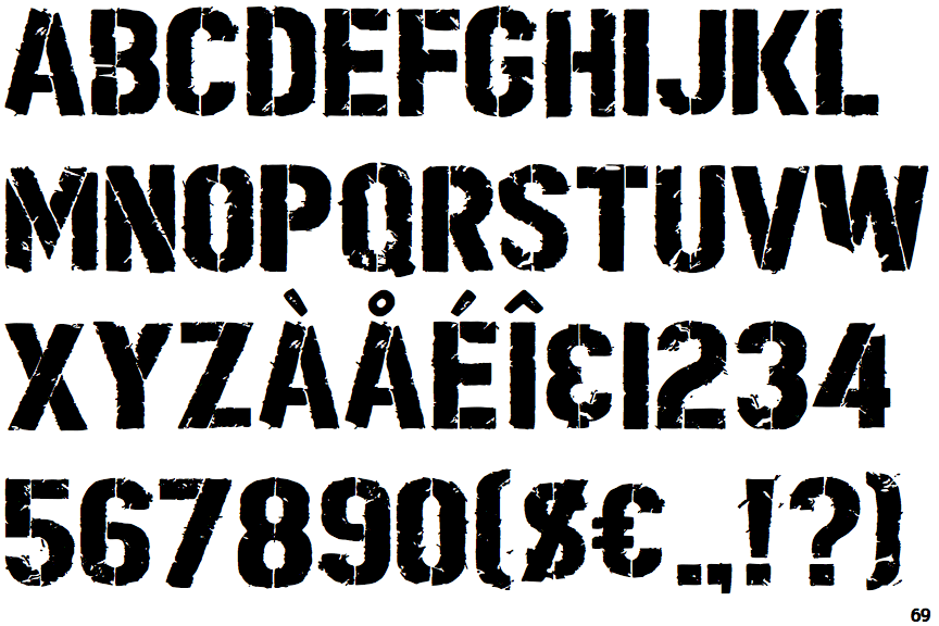 Boilerplate Bold Stencil