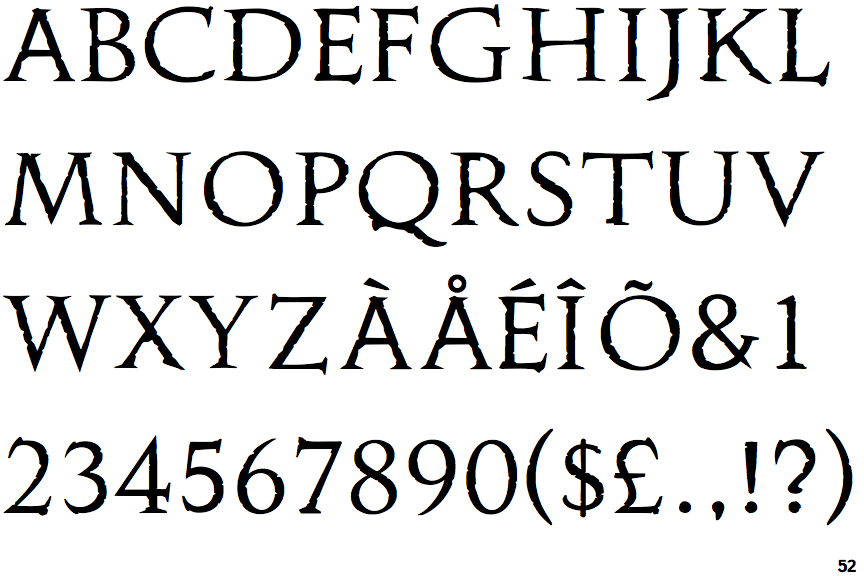 Identifont Pitchfork