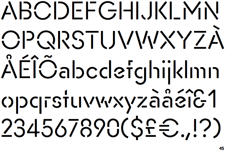 identifont ano stencil stencil font free