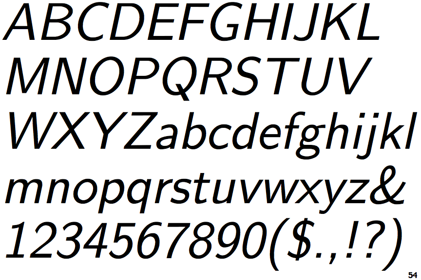 Identifont - Computer Modern Sans Serif Italic