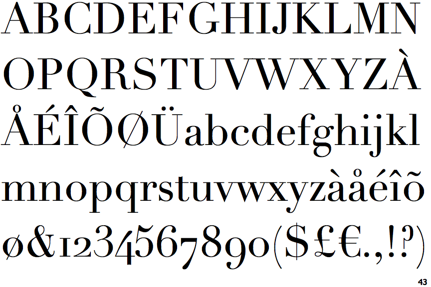 typographie didot