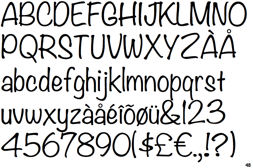 Free noteworthy font