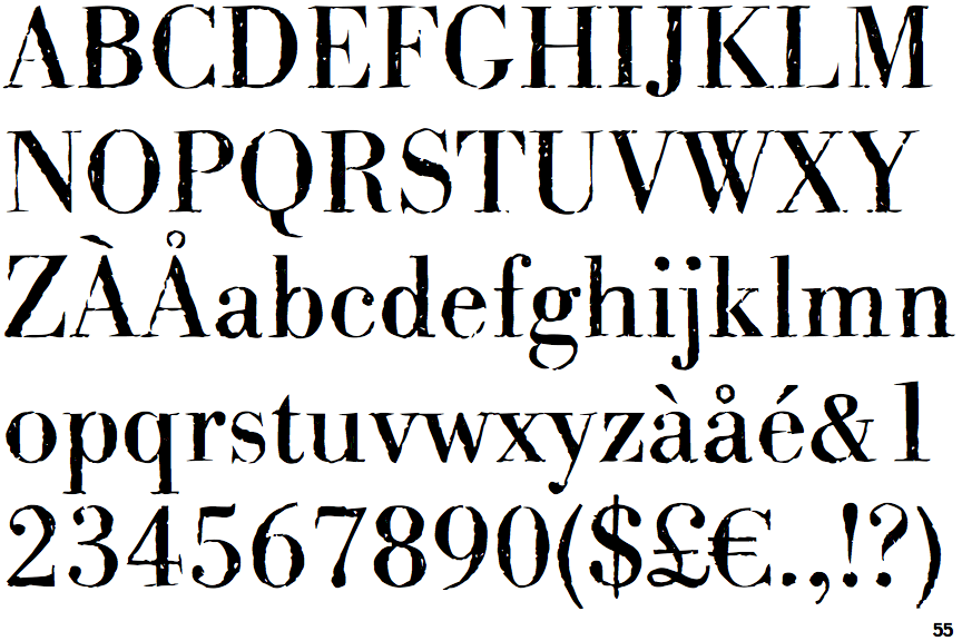 Bodoni Rough