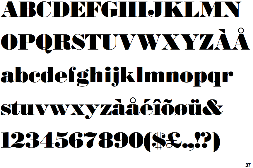 Bodoni Ultra Bold