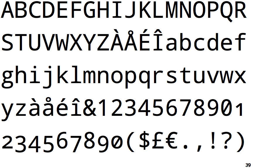 Droid Sans Mono