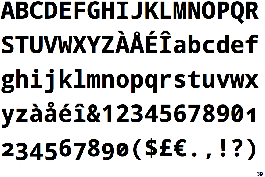 Droid Sans Mono Bold