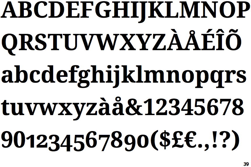 Droid Serif Bold