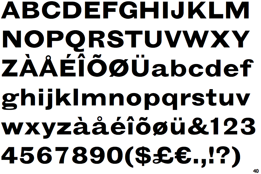 Grotesque Bold Extended