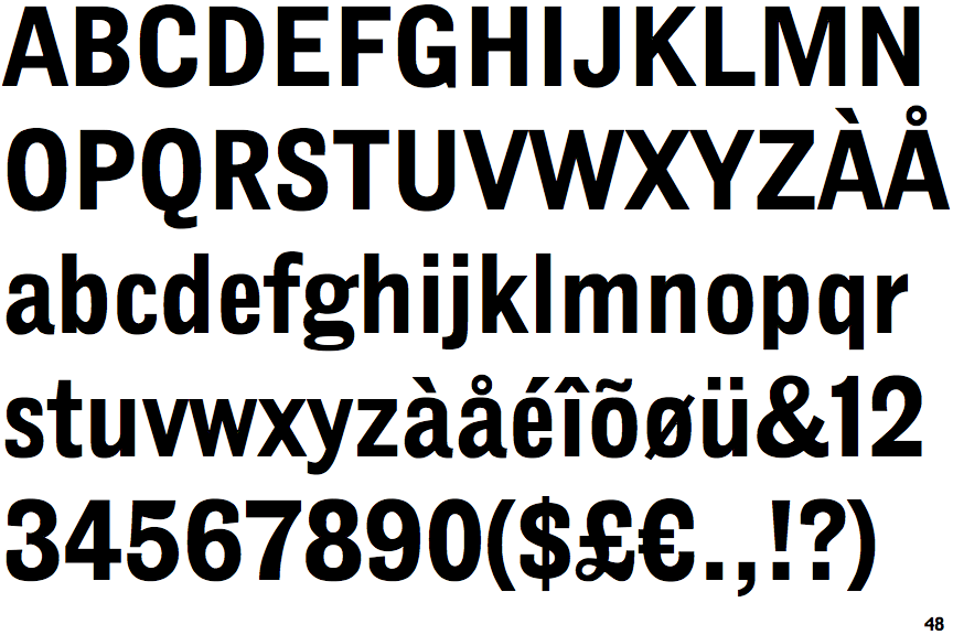 Grotesque Display Bold Condensed