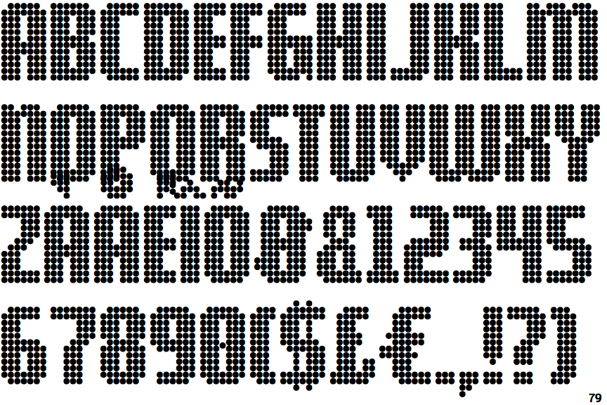 Identifont Digital Disco AOE