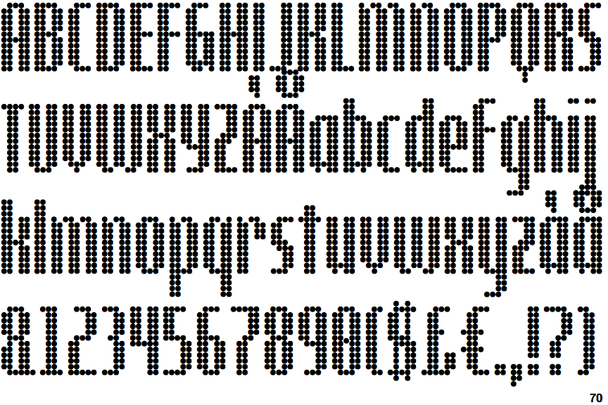 digital disco font