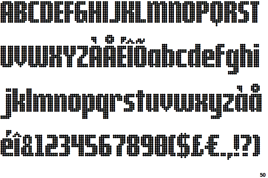 Identifont Digital Disco AOE Standard