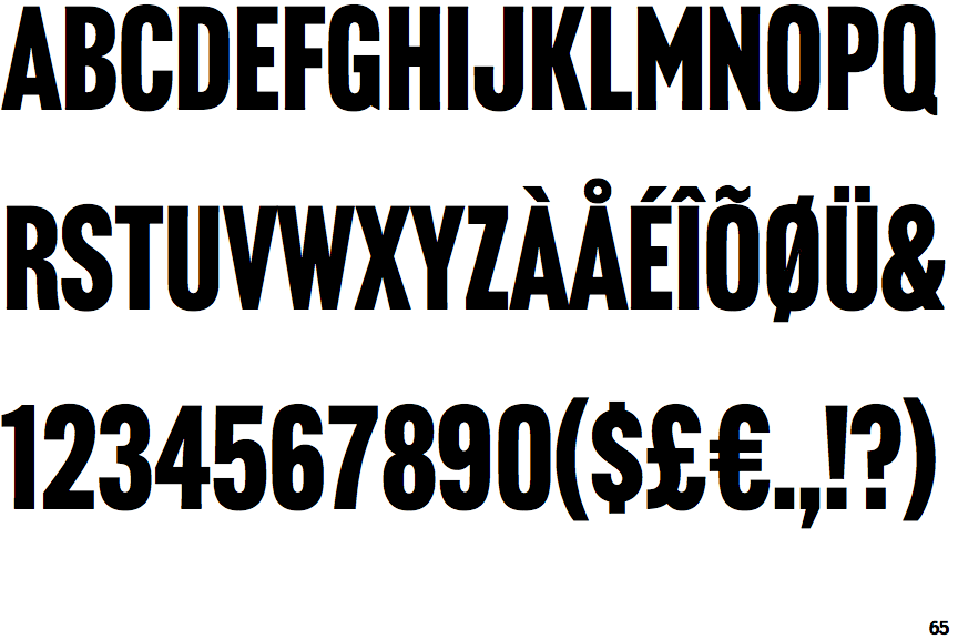 Identifont ATF Headline Gothic