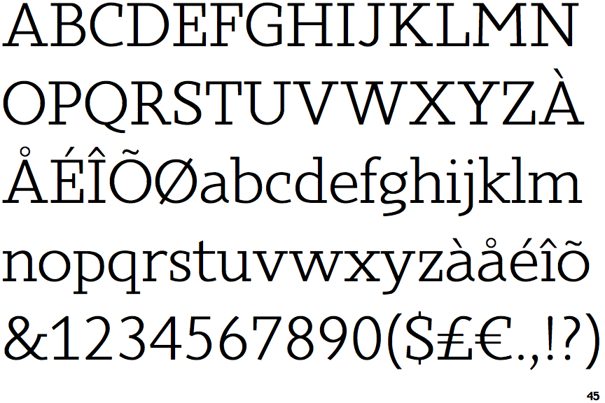 Sky Serif