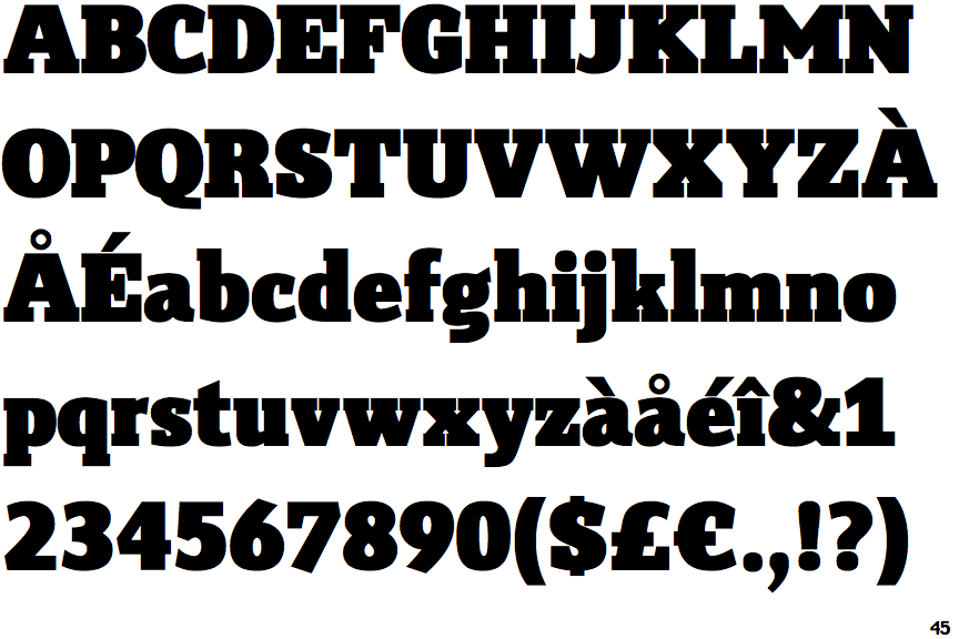 Sky Serif Black