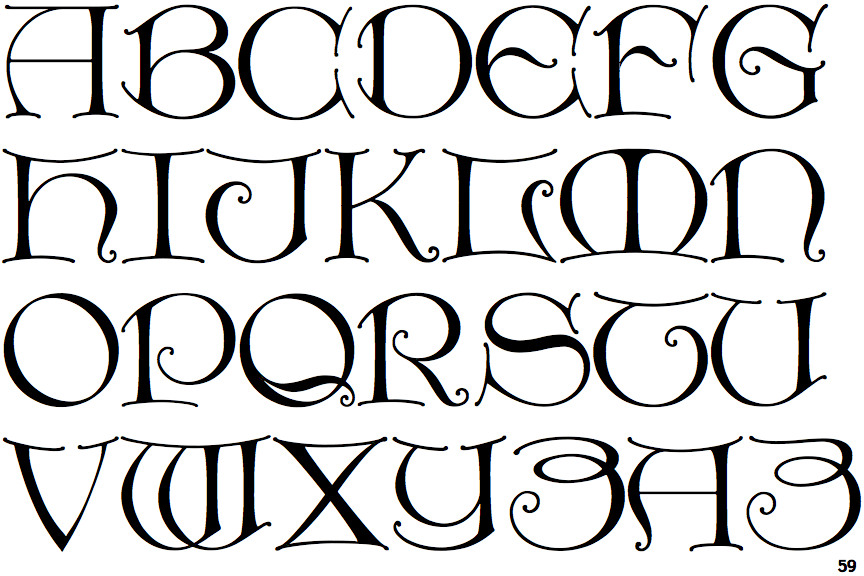 Calligraph Initials