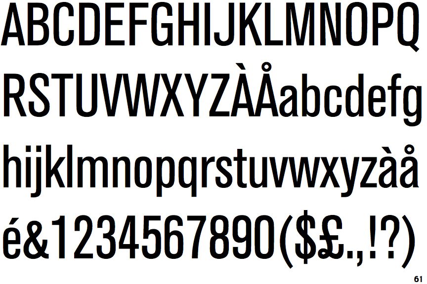 Free fonts similar to akzidenz grotesk