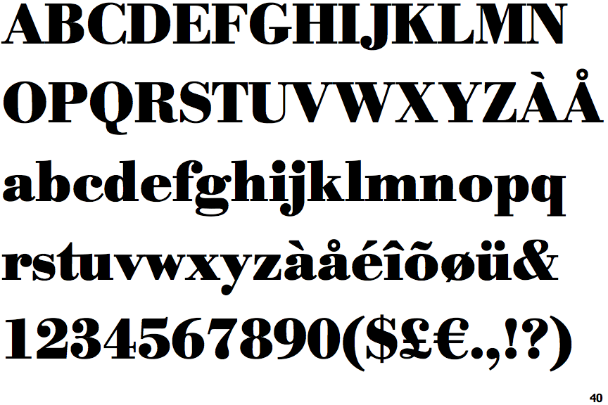 Berthold Bodoni Antiqua Bold