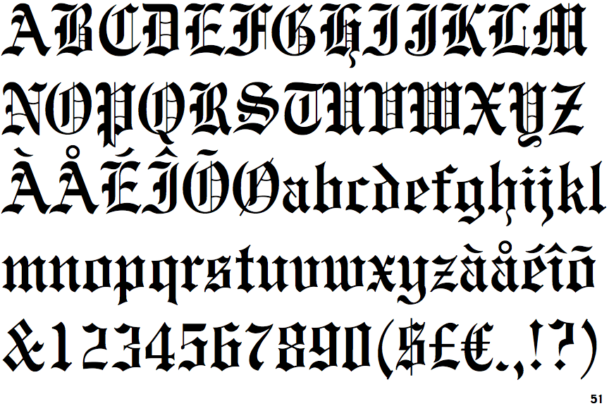 Engravers Old English (BT)