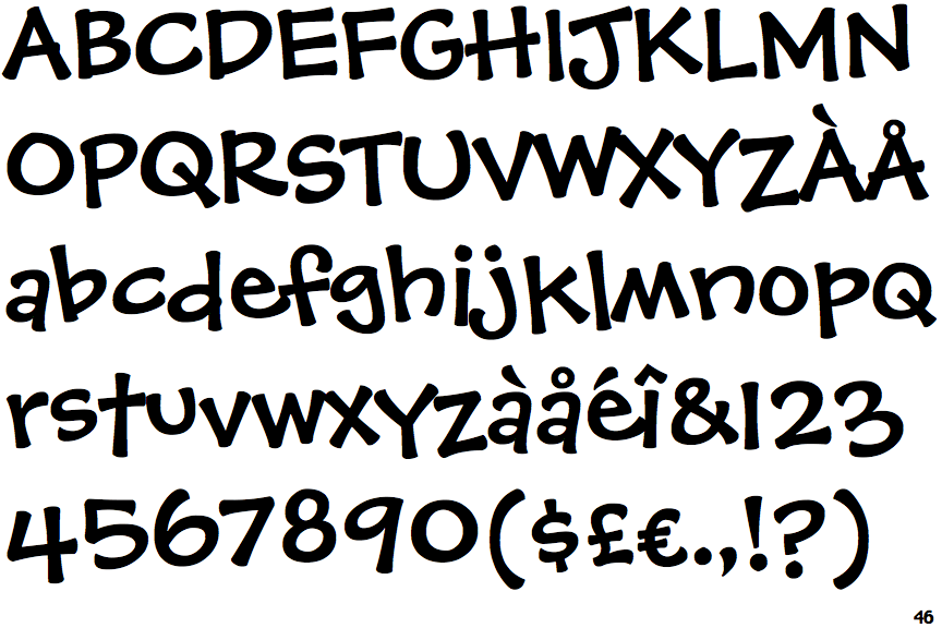 black cherry font