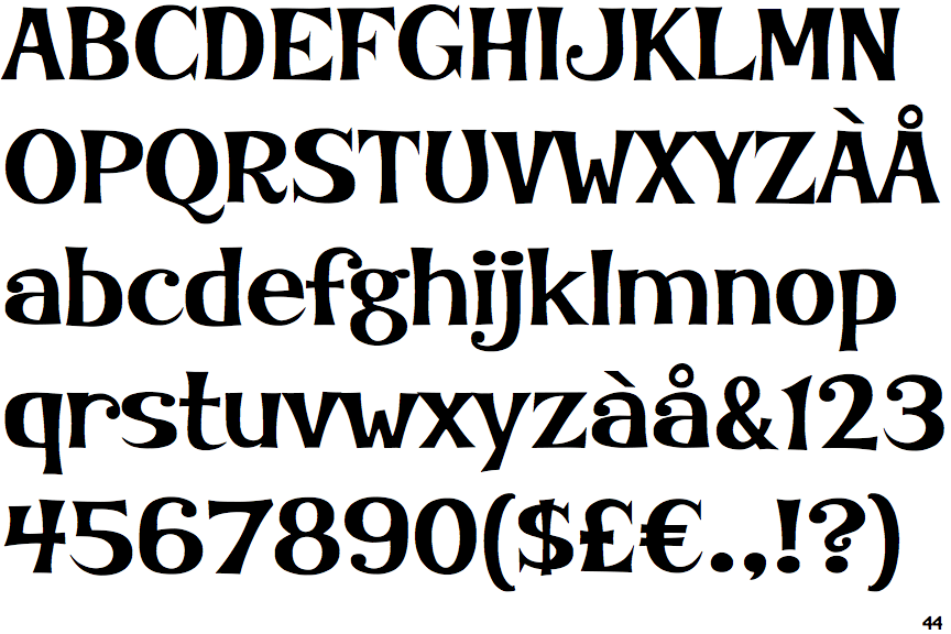 Identifont - Kooky BT