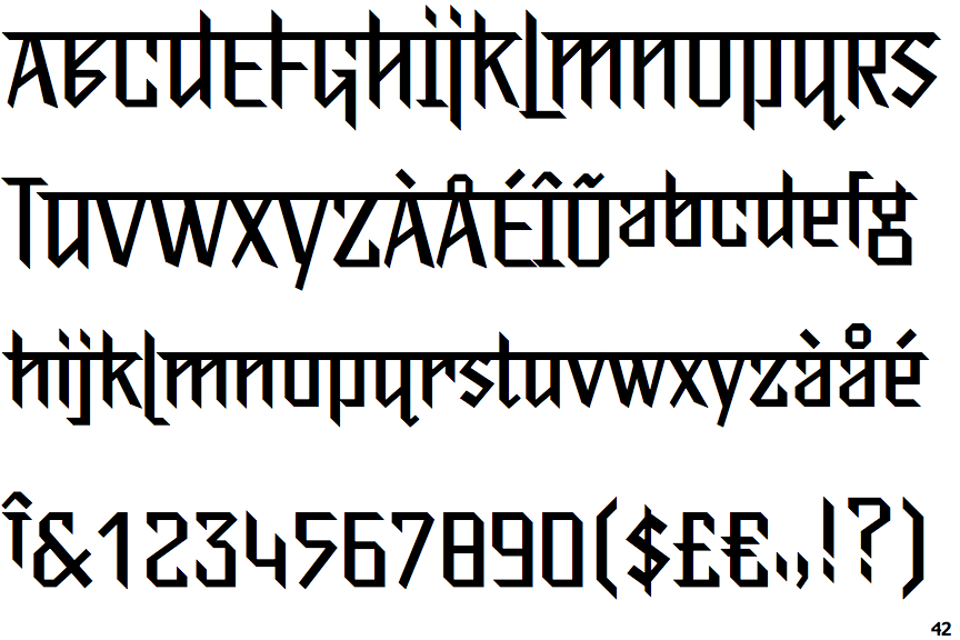 feaux indian font feaux indian font